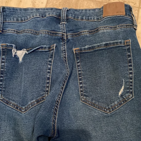 Aeropostale high rise skinny ripped short jeans. - Picture 8 of 8